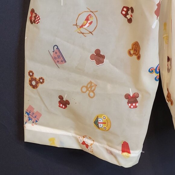 Disneyland Rain Jacket Adult XXXL Parks Food Snacks Zip Up Hood Drawstring 3X - Picture 5 of 11